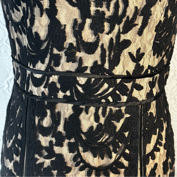 COPY - ADRIANNA PAPELL- Black Lace Party Dress SIZE 8 - Picture 5 of 16